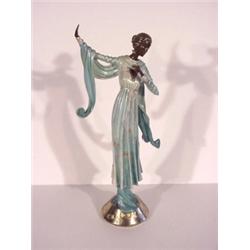 Erte (1892-1990) Russian, JOIE DE VIVRE (E.p.174), 1990, cast patinated bronze sculpture, the n...