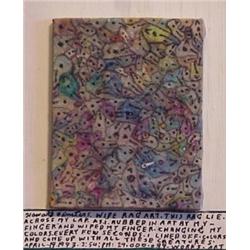Reverend Howard Finster (1916-2001) American, WIPE RAG, 1993, marker on acrylic saturated cloth...
