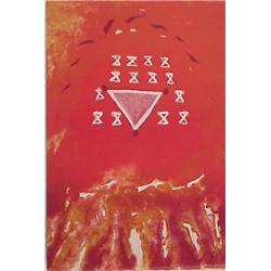 R. C. Gorman (b. 1932) American, BORN OF WATER (Red), 1975, color lithograph, signed in pencil,...