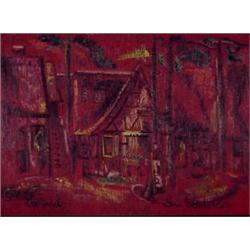 Max Gottschalk (19th/20th Century) American, CARMEL, 1957, oil painting on board, 22 x 30", sig...