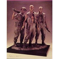 Fredrick Hart (20th Century) American, MEMORIAL SCULPTURE, 1984, color poster, signed in pen, 2...