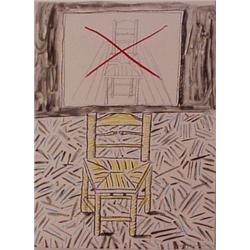 David Hockney (b. 1937) British, THE PERSPECTIVE LESSON, 1984, color lithograph, signed in penc...