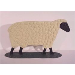 Stephen Huneck (20th Century) American, SHEEP, 1989, painted cast bronze sculpture, 24 x 37 x 9...