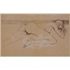 Image 1 : Jean Jansem (b. 1920) French/Armenian, RECLINING NUDE, color lithograph, signed in pencil, the...