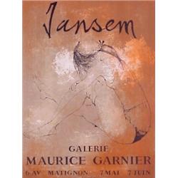 Jean Jansem (b. 1920) French/Armenian, JANSEM, c. 1970, color lithograph poster, 26 1/2 x 19 3/...