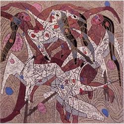 Jiang (b. 1938) Chinese, FLIGHT, color screenprint, signed in pencil, numbered edition 260, she...