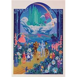Melanie Taylor Kent (20th Century) American, WIZARD OF OZ, color screenprint, signed in pencil,...