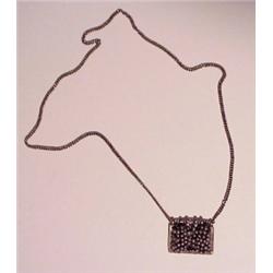 Yayoi Kusama (b. 1929) Japanese, UNTITLED, 1989-1990, silver-metal bead necklace, made for the...