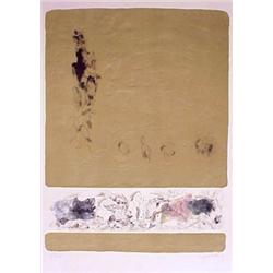 LeBaDang (b. 1922) Vietnamese/French, HORSES, c. 1968, color etching & lithograph with hand col...