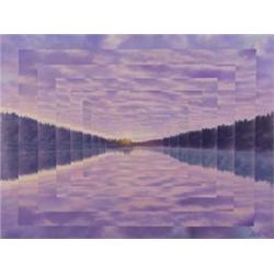 Frank Lisko (20th Century) American, PALIMOSIST, 1984, acrylic painting on canvas, 24 x 32", si...