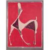 Image 1 : Attributed to Marino Marini (1901-1980), UNTITLED, color lithograph, bearing a pencil signature...