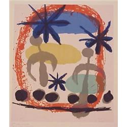 Joan Miro (1893-1983) Spanish, UNTITLED, 1959, color lithograph, signed in pencil, the numbered...
