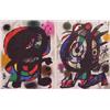 Image 1 : Joan Miro (1893-1983) Spanish, LITHOGRAPHS VOL. III Series, 1977, two color lithographs as publ...