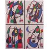 Image 1 : Joan Miro (1893-1983) Spanish, LITHOGRAPHS VOL. II Series, 1975, four color lithographs as publ...
