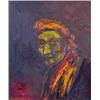 Image 1 : Ariel Mlynarzewicz (20th Century) American, RETROTO DE REMBRANDT, 1990, oil painting on canvas,...