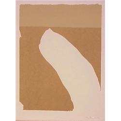 Robert Motherwell (1915-1992) American, UNTITLED from FLIGHT, 1969, color lithograph, signed in...