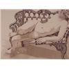 Image 1 : Philip Pearlstein (b. 1924) American, NUDE ON SILVA BENCH, color etching, signed in pencil, the...