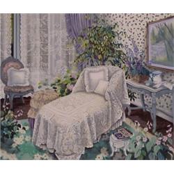 Susan Rios (20th Century) American, LOUNGE CHAIR, color screenprint, signed in pencil, the numb...