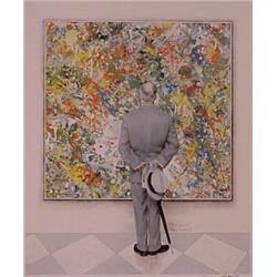 Norman Rockwell (1894-1978) American, CONNOISSEUR, color collotype, signed in pencil, artist's...