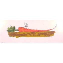 Robert Sargent (20th Century), CARROT, color screenprint, signed in pencil, the numbered editio...