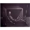 Image 1 : Laurent Schkolnyk (20th Century) French, ARTICULATED FIGURE, mezzotint etching, signed in penci...