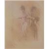 Image 1 : Janet Treby (20th Century) American, TRANQUILITY, color aquatint, signed in pencil, the numbere...
