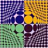 Image 1 : Victor Vasarely (1908-1997) Hungarian, VEGA-AIX, color screenprint, signed in pencil, the numbe...