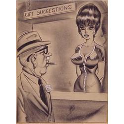 Bill Ward (20th Century) American, WITH THOSE JEWELS YOU SHOULD BE IN THE JEWELRY DEPARTMENT, i...