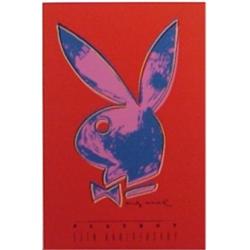 after Andy Warhol (1931-1987) American, PLAYBOY 35th ANNIVERSARY, screenprint poster, 36 x 24";...