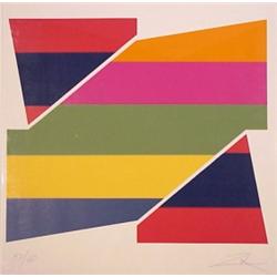 Larry Zox (b. 1936) American, UNTITLED, 1978, color screenprint, signed in pencil, the numbered...