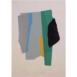 Larry Zox (b. 1936) American, UNTITLED, color screenprint, signed in pencil, the numbered editi...