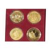 Image 1 : 4 ASSORTED GRAND CASINO GOLD PLATED TOKENS IN