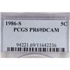 Image 3 : 1986-S JEFFERSON NICKEL PCGS PR69DCAM