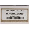 Image 3 : 2008-S BALD EAGLE HALF DOLLAR NGC PF70 ULTRA CAMEO