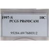 Image 3 : 1997-S ROOSEVELT DIME PCGS PR69 DCAM