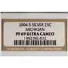 Image 3 : 2004-S SILVER MICHIGAN QUARTER NGC PF69