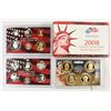 Image 1 : 2008 US SILVER PROOF SET (WITH BOX) 14 PIECES