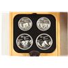 Image 1 : 1976 CANADA 4 COIN OLYMPIC SILVER PROOF SET