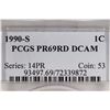 Image 3 : 1990-S LINCOLN CENT PCGS PR69RD DCAM