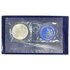 Image 1 : 1971-S  IKE SILVER DOLLAR UNCIRCULATED (BLUE PACK)