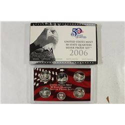 2006 SILVER US 50 STATE QUARTERS PROOF SET WITHBOX