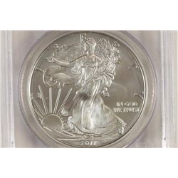 2011-W AMERICAN SILVER EAGLE PCGS MS70 FIRST