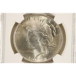 1922 PEACE SILVER DOLLAR NGC MS64