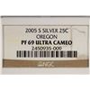 Image 3 : 2005-S SILVER OREGON QUARTER NGC PF69