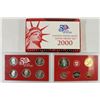 Image 2 : 2000 US SILVER PROOF SET (WITH BOX)