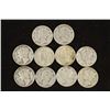 Image 1 : 10 ASSORTED 1940'S MERCURY DIMES