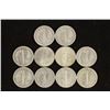 Image 2 : 10 ASSORTED 1940'S MERCURY DIMES