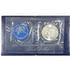 Image 2 : 1974-S  IKE SILVER DOLLAR UNCIRCULATED (BLUE PACK)
