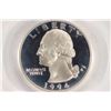 Image 1 : 1994-S WASHINGTON SILVER QUARTER PCGS PR69 DCAM