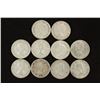 Image 2 : 10 ASSORTED CANADA SILVER 10 CENTS